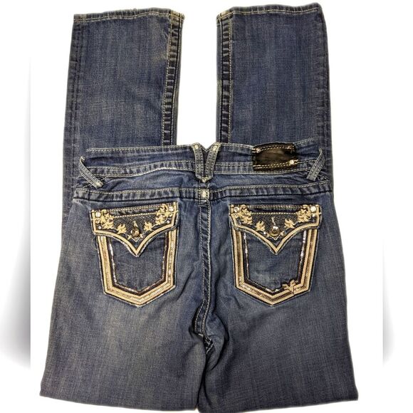 Vigoss The New York Slim Boot Bootcut jeans, white stitching, mid rise 5/6 - Picture 3 of 12